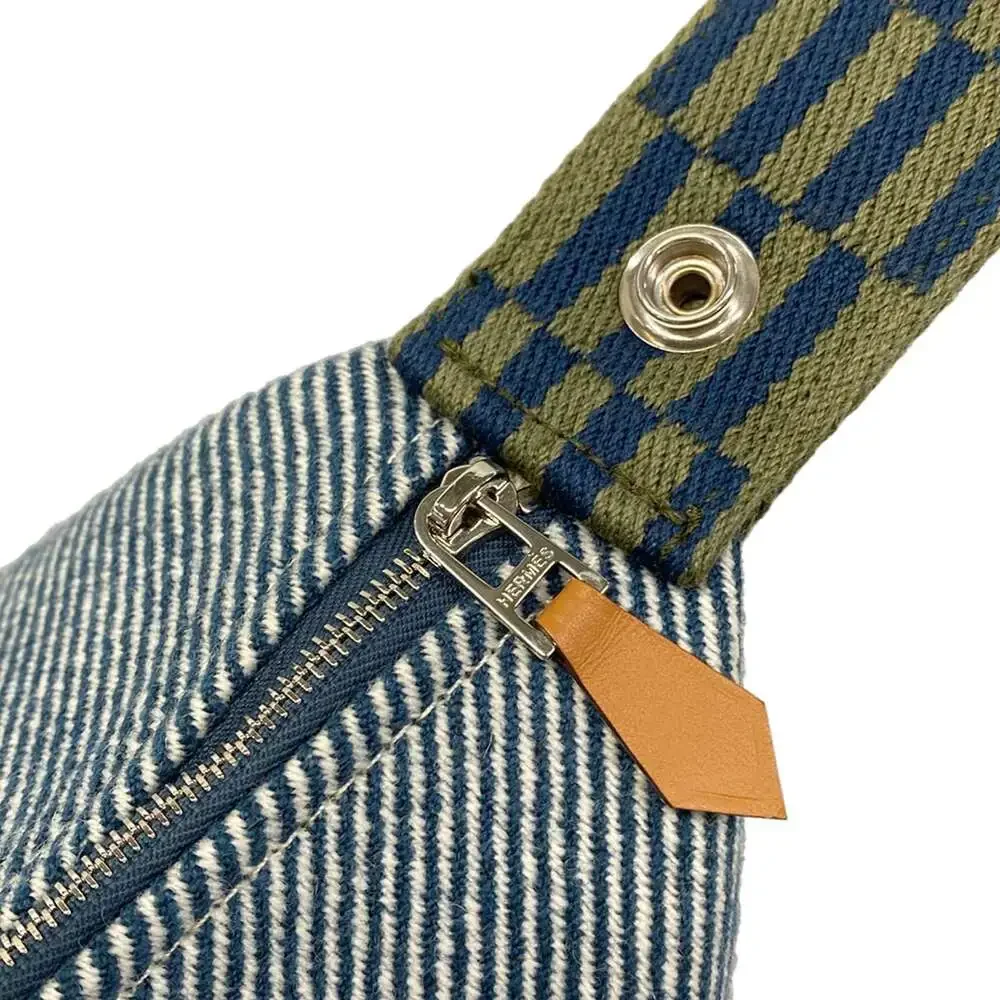 Hermès Bride a Brac GM Handbag Navy Khaki